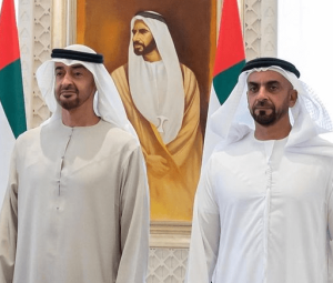 Mohamed bin Zayed (Left)