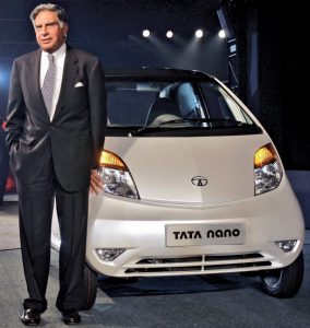 Ratan Tata At The Launch Event Of Tata Nano