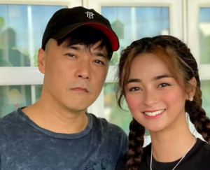 Jeric Raval with his daughter