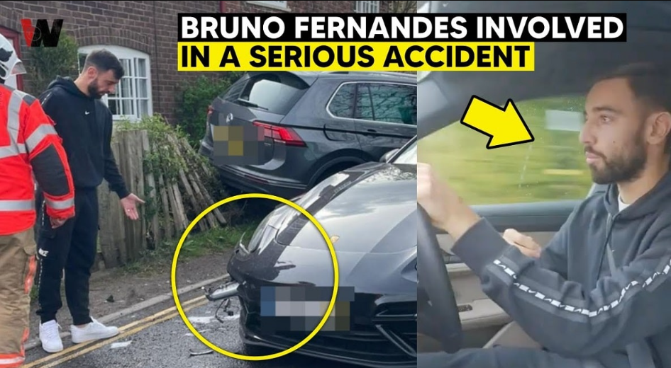 Bruno Fernandes Car Accident Video CCTV Footage Leaked On Twitter and Reddit