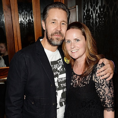 Actor Paddy Considine with his wife Shelley