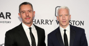 Anderson with his former partner Benjamin  Is Anderson Cooper Leaving CNN- Why Is He Not On Air Tonight? Update On His Current Status Anderson With His Former Partner Benjamin 300x155