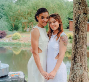 Andraya Carter married her love Bree Austin in 2019  Andraya Carter ESPN Has A Wife, Take A Look At Bre Austin Wedding Photos Andraya Carter married 2019 her love Bre Austin 300x276