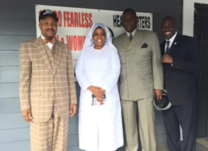 Ava Muhammad with her husband and Brother Terrence