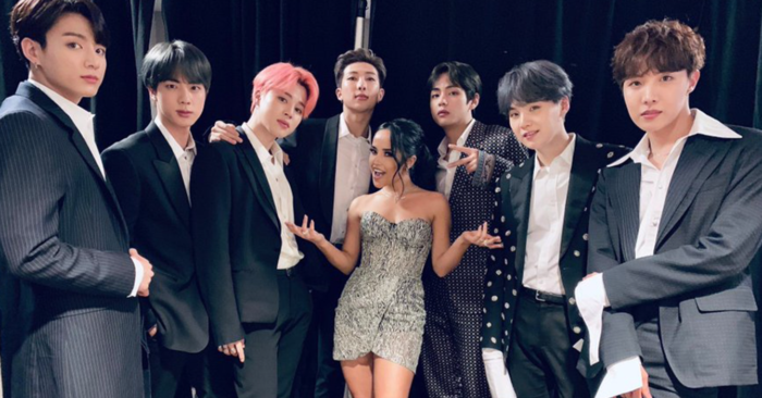 BTS's J-hope and Becky G perform Chicken Noodle Soup together