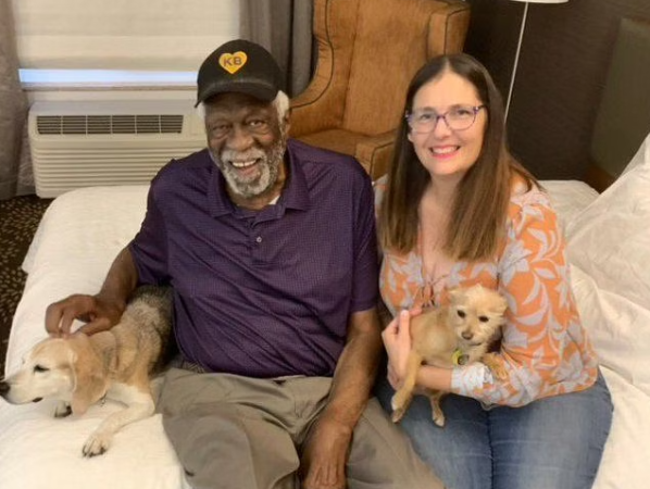 Bill Russell with wife Jeannine Russell