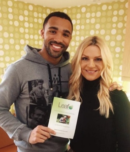 Callum Wilson with his wife Stacey Wilson