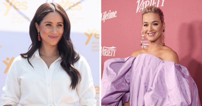 Katy Perry gave in 2018, during which she opened up about Meghan Markle's wedding dress