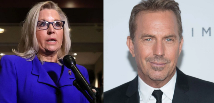Is Kevin Costner A Republican Kevin Costner recently endorsed Liz Cheney by wearing a pro Cheney t shirt 700x338