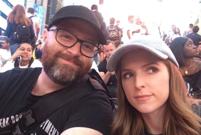 Michael Kendrick with his sister Anna Kendrick