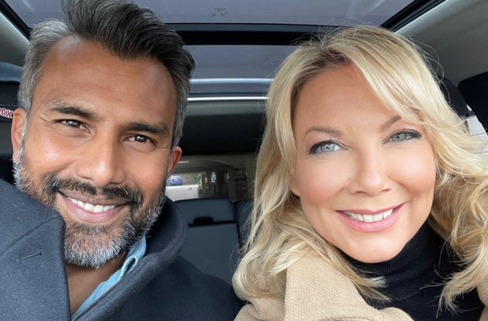 Seb Choudhury is married to his wife Kate Adams