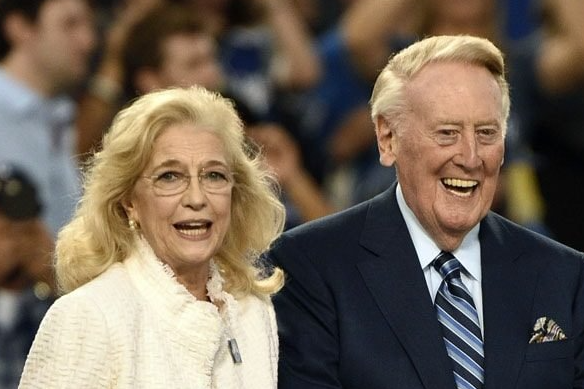 Vin Scully First Wife Joan Crawford