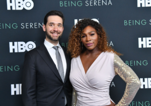 Alexis Ohanian with his wife