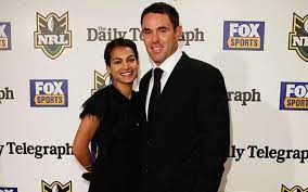 Brad Fittler With His Wife Marie Liarrie