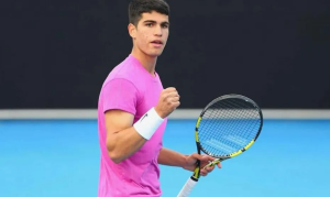 Carlos Alcaraz (Garfia) is the current world number one.  1 tennis player