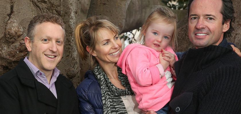 Hamish Mclachlan With Wife And Daughter Milla