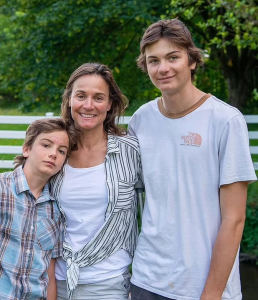 Hilaree Nelson and her two sons