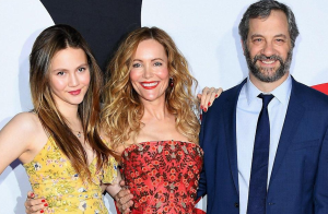 Iris Apatow joins parents Leslie Mann and Judd Apatow