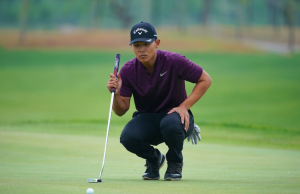 Professional golfer Luke Kwan
