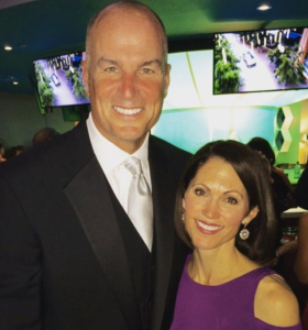 Jay Bilas with his wife