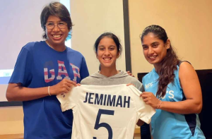 Jemimah Rodrigues plays for the Indian cricket team