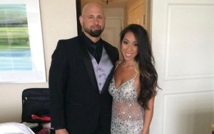 Karl Anderson with his wife Christine Bui Allegra