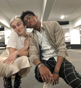 Meg Donnelly with her current boyfriend Noah Zulfikar