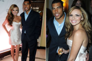 Nadine Coyle with her husband