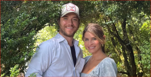 American actor Jeremy Sumpter and his wife Elizabeth Sumpter