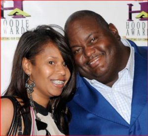 Comedian Lavell Crawford and wife Deshawn Crawford arrive at the Seventh Annual Hoodie Awards