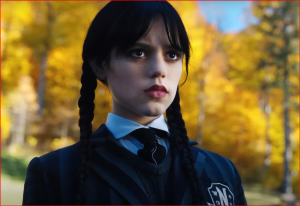Wednesday Addams from The Addams Family.